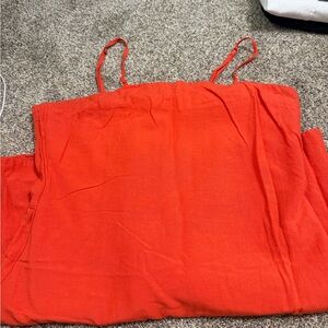 Women’s Red Spaghetti Strap Tank Top